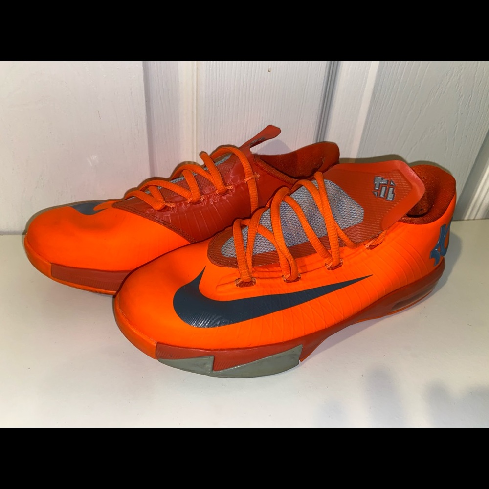 Orange Nike KDs